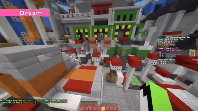 Dream Speedrunning Parkour Tag in MCC 16 (All POVs) смотреть онлайн