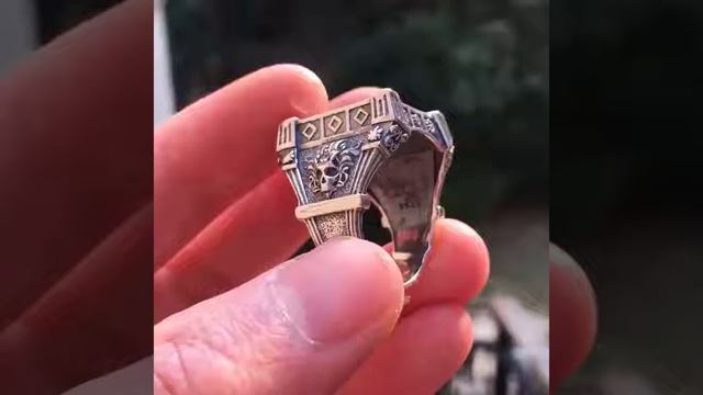 Серебряная печатка с черепом купить смотреть онлайн