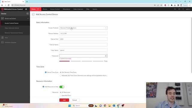 How to wire and configure a Hikvision Access Controller смотреть онлайн