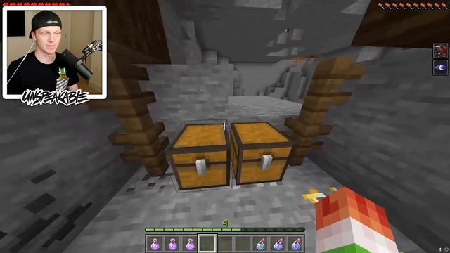 THIS MINECRAFT WORLD RAINS TNT! RUN!!! смотреть онлайн