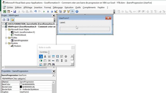 COMMENT CRÉER UNE BARRE DE PROGRESSION EN VBA A RÉUTILISER DANS TOUS VOS CLASSEURS EXCEL ! смотреть онлайн