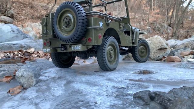1/6 Scale RC : 1941 Willys MB Jeep(ROCHOBBY) Ice Valley Adventure. #4. смотреть онлайн