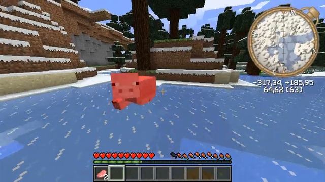 Minecraft от Данила #1мы убили много свиней(( смотреть онлайн
