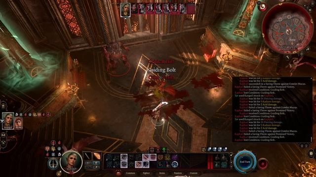 Baldur's Gate 3 - Fighter Solo Raphael on Tactician in 2 Turns смотреть онлайн