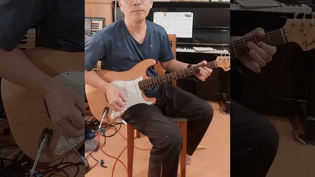 Thursday morning jam practice on Fender japan reissue strat with suhr DSH pickup and boss rc-3 смотреть онлайн