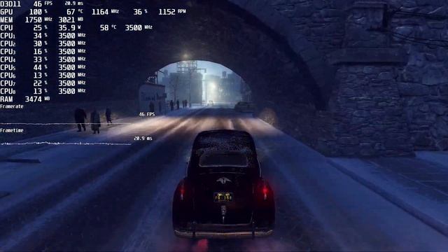 Mafia II: Definitive Edition. FPS Test AMD Radeon RX 460 (INTEL Xeon E3 1270) смотреть онлайн
