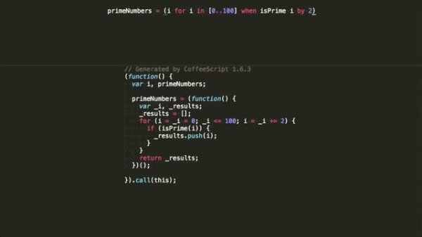 Курс по Coffeescript  Циклы  07