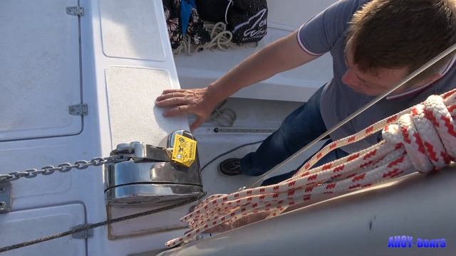 Anchoring ELF 26 Catamaran
