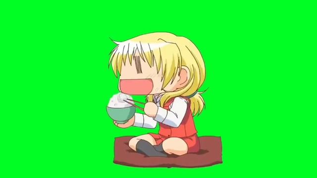 Anime Green Screen: Hidamari Sketch - Miyako смотреть онлайн