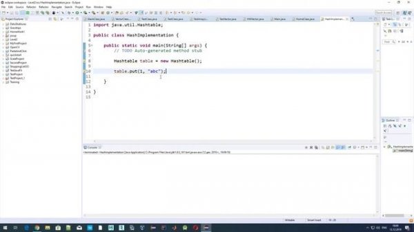 Java и структуры данных: класс Hashtable - создание, добавление записей, метод hashCode для ключа