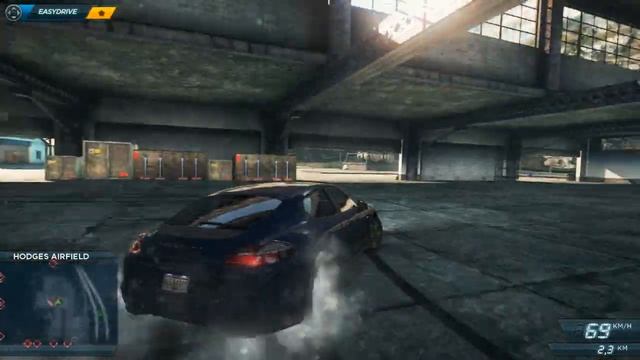 Первый дрифт в NFS MW Unlimited [[Porsche Panamera Turbo]] смотреть онлайн