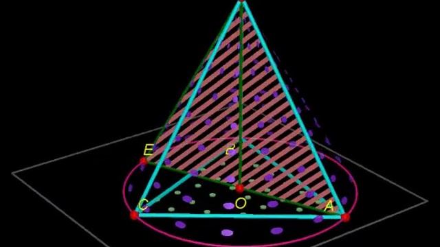 Конус. Вычислите площадь осевого сечения конуса смотреть онлайн