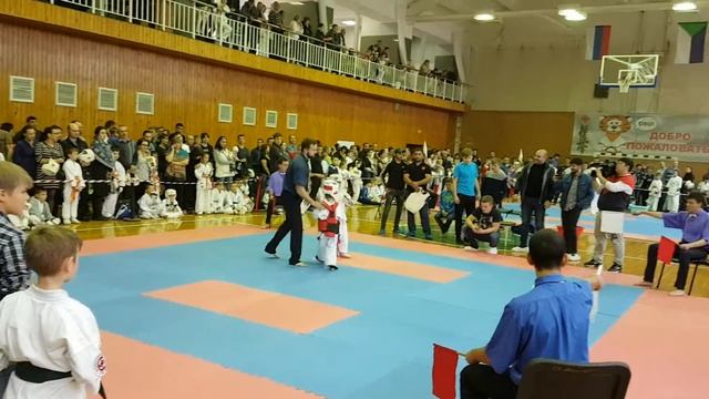 ОТКРЫТОЕ ПЕРВЕНСТВО ПО КИОКУШИНКАЙ ТЕСТ ПО КУМИТЭ "ЮНЫЙ САМУРАЙ" 2 бой смотреть онлайн