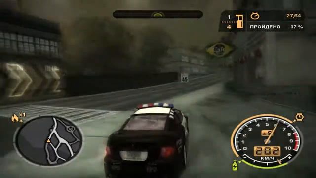 NFS Most Wanted серия испытаний #45 смотреть онлайн