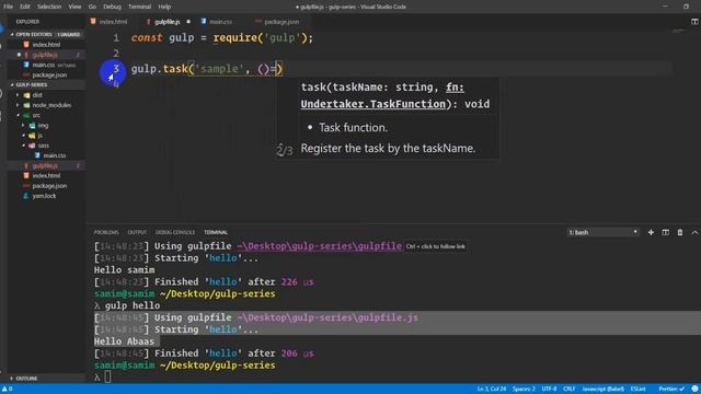 gulp tutorial for beginners | Gulp tutorial in bangla | Gulp task(part-4) смотреть онлайн