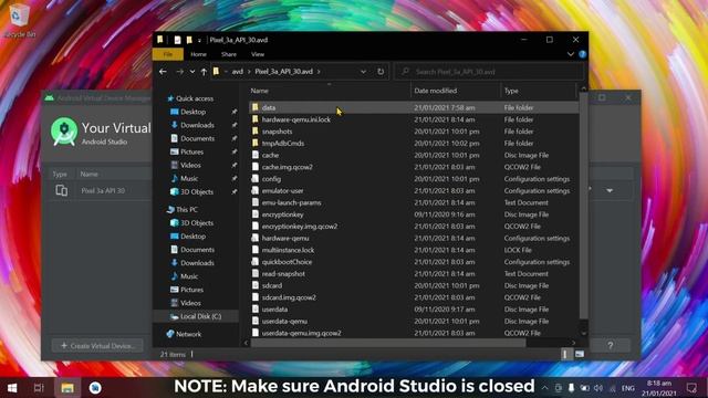 Fix Android Emulator not showing — Android Studio on Windows 10 смотреть онлайн