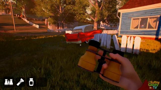 ПРИВЕТ СОСЕД Я достал соседа МУЛЬТЯШНЫЙ ХОРРОР игра Hello Neighbor от Funny Games TV смотреть онлайн