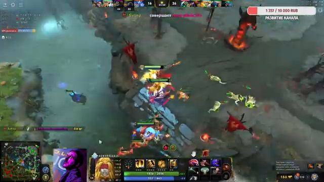 DOTA 2, мне разносят кабину, из помойки в помойку под ламповую музыку смотреть онлайн