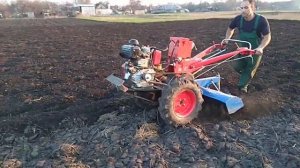 Тяжёлый дизельный мотоблок.