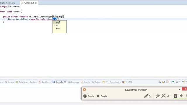 Java ile Palindrome Örneği смотреть онлайн