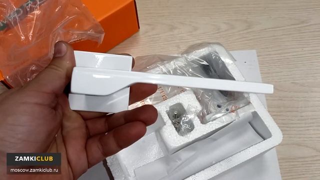 Дверные ручки Morelli Pierres DIY MH-49-S6 W белый смотреть онлайн
