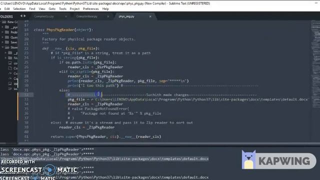 PackageNotFoundError fix for python-docx to exe | Suchith Sridhar смотреть онлайн