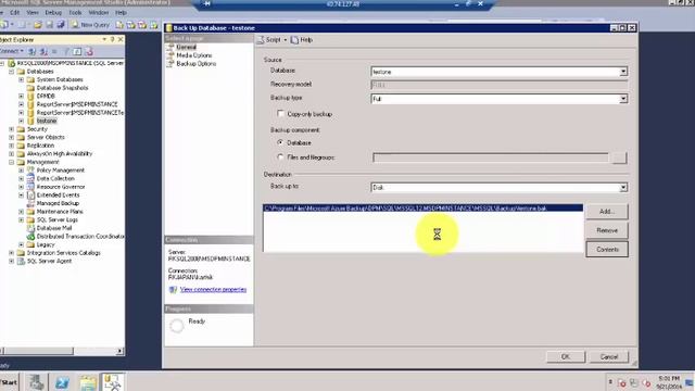 How To Backup and Restore Sql Databases Using Sql Management Studio смотреть онлайн