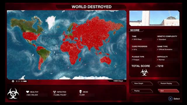 Let's Play Plague Inc: Evolved, Fungus, Normal, Aftermath Replay смотреть онлайн