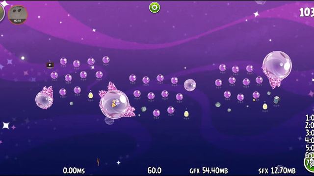 Angry Birds Space Unused Levels: Level 1 смотреть онлайн