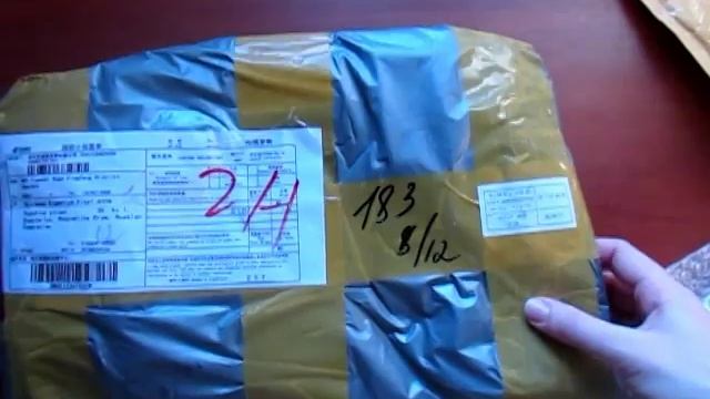 Две посылки из Китая. Алиэкспресс. Украшение со стразами и рюкзак. смотреть онлайн