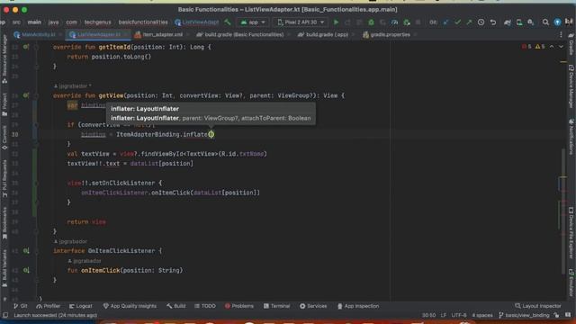 #2 Android View Binding Array ListView Adapter with item click in Kotlin #2023 смотреть онлайн
