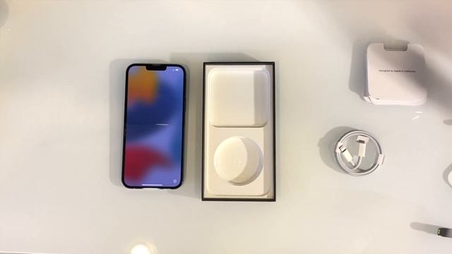 Новый iPhone 13 pro max. Распаковка нового голубого iPhone!?#распаковка #iphone смотреть онлайн