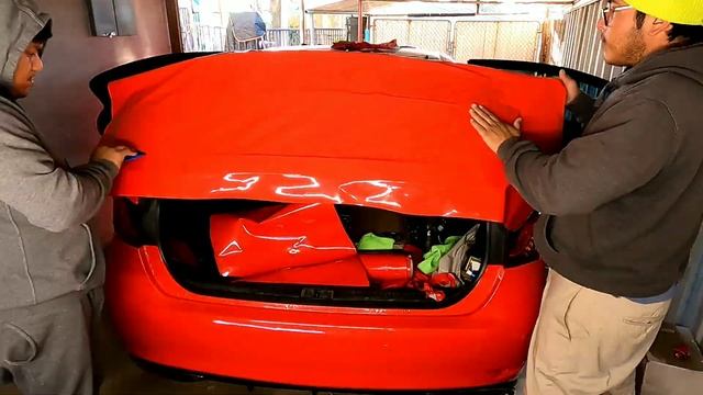 2013 Lexus GS 350 F Sport Vinyl Trunk Wrap PPF 2/2 смотреть онлайн