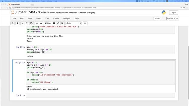 #14 Python Tutorial for Absolute Beginners - Boolean and and or смотреть онлайн