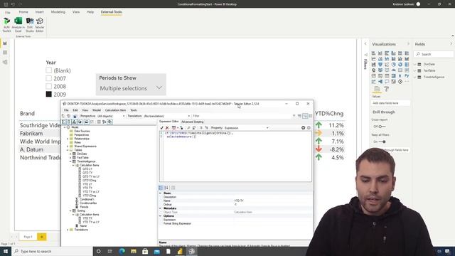 How to sort Power BI matrix created with calculation groups смотреть онлайн