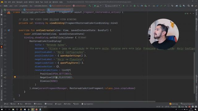 ✔️ COMO RECUPERAR LISTENERS DE DIALOGS QUANDO O APP SOFRE ALTERAçÃO EM KOTLIN ANDROID [SALVAR ACÃO] смотреть онлайн