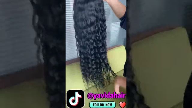 #YavidaHair New style - #waterwavewig becomes bob human hair wig❤❤❤ #13x4frontalwig #wigs смотреть онлайн