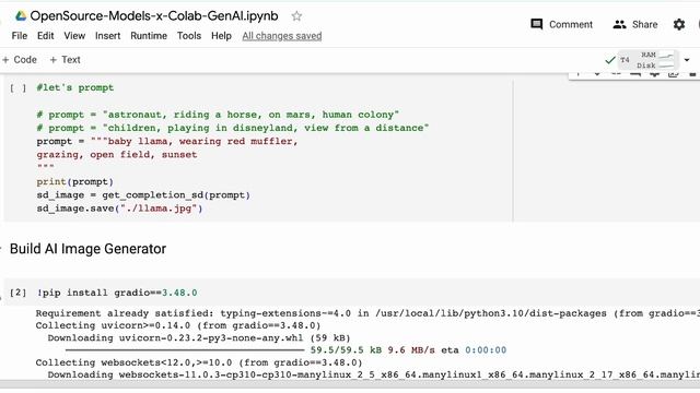 Run Stable Diffusion in Google Colab in 10 Minutes | Build Free Image Generator Gradio App смотреть онлайн
