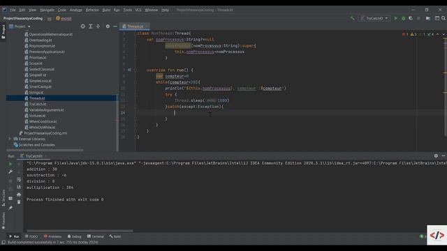 45-Kotlin Threads in Hassaniya المعالجة المتوازية بالحسانية смотреть онлайн