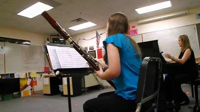 Danielle Davidson - 9th Grade - Sonata in E Minor for Bassoon & Piano, Benedetto Marcello смотреть онлайн