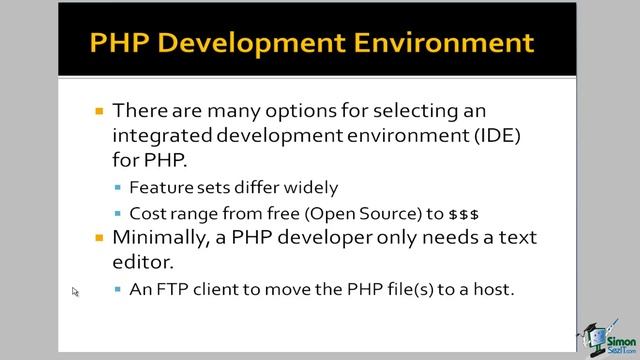 PHP Tutorials for Beginners - Part 2 - The PHP Development Environment смотреть онлайн