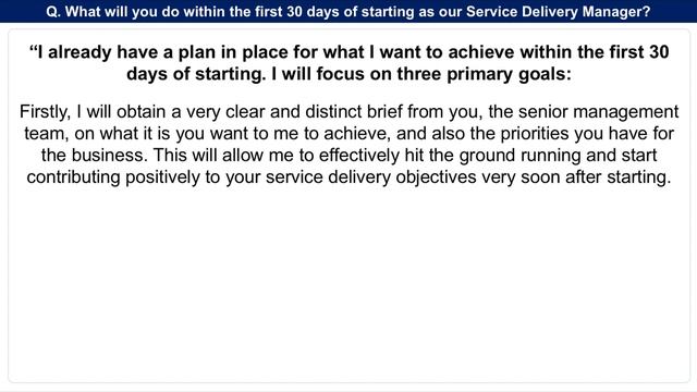 SERVICE DELIVERY MANAGER Interview Questions & HIGH SCORING ANSWERS! смотреть онлайн