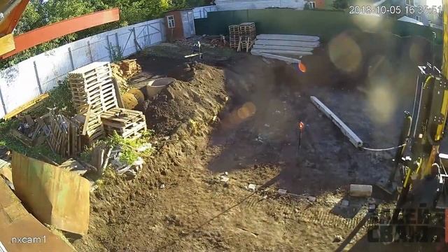 Возведение свайного поля. Фундамент для дома смотреть онлайн