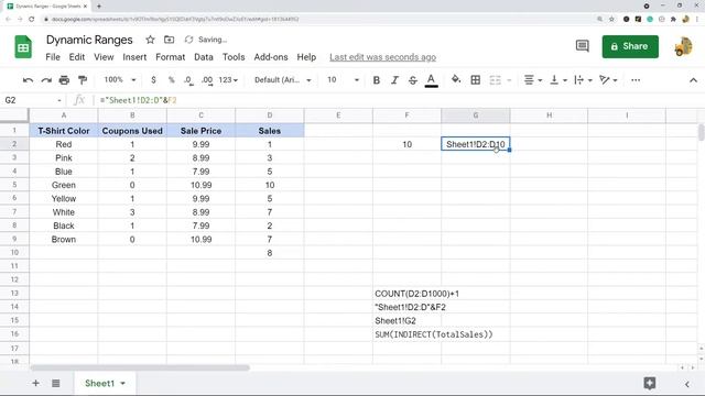 How to Create Dynamic Named Ranges in Google Sheets смотреть онлайн
