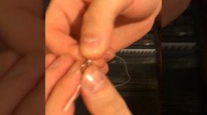 Волосяная оснастка , самый простой способ , как связать волосяную оснастку , волос для бойлов !!!