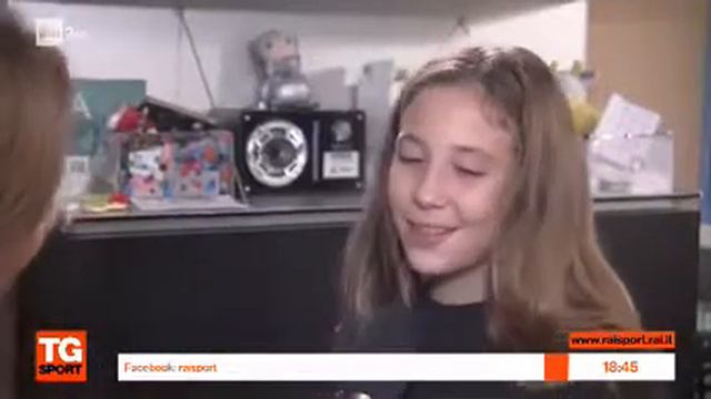 Federica Lisi al TG2 sport Rai2 смотреть онлайн