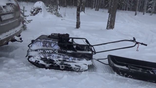 #Мотособака #SNOWDOG #Первый #выезд