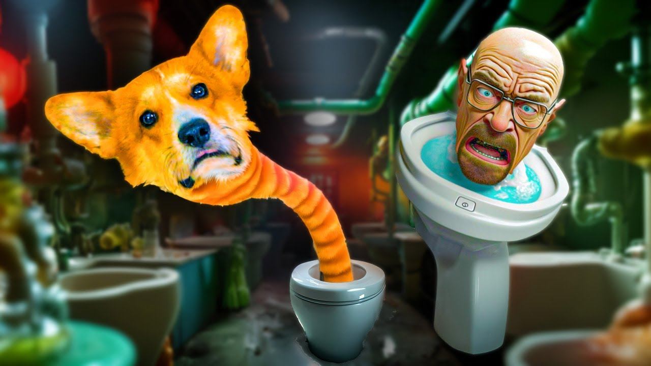 СКИБИДИ ТУАЛЕТЫ АТАКУЮТ! МЕГАСБОРНИК все серии подряд! Хаски Бублик Говорящая собака смотреть онлайн