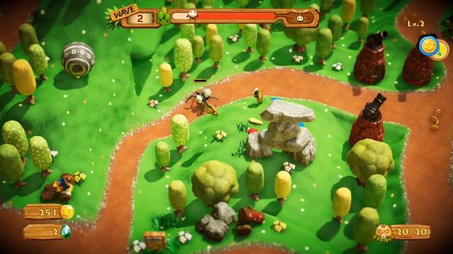 PixelJunk Monsters 2. Кооп-прохождение #3. смотреть онлайн