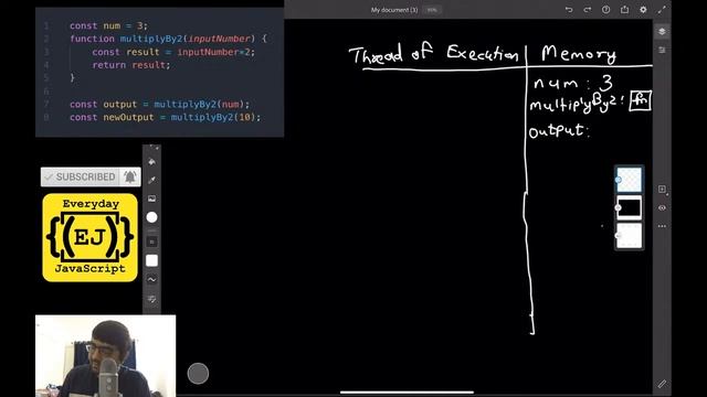 JavaScript - The Hard Parts | Thread of Execution and Functions | Part 2 | Full Course смотреть онлайн